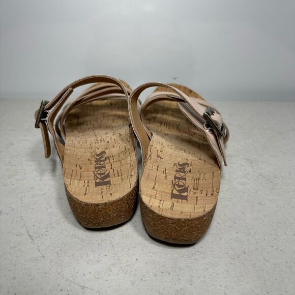 korks woman’s strappy sandals toe ring size 7 - Picture 5 of 8